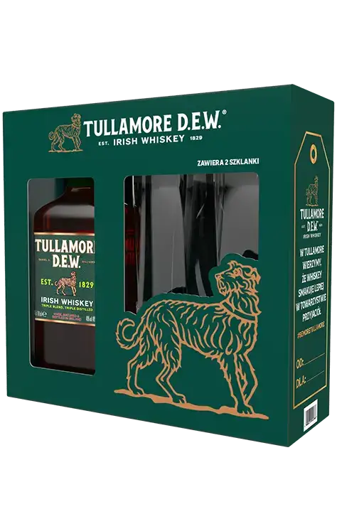 WHISKEY TULLAMORE DEW + 2 SZKLANKI_new