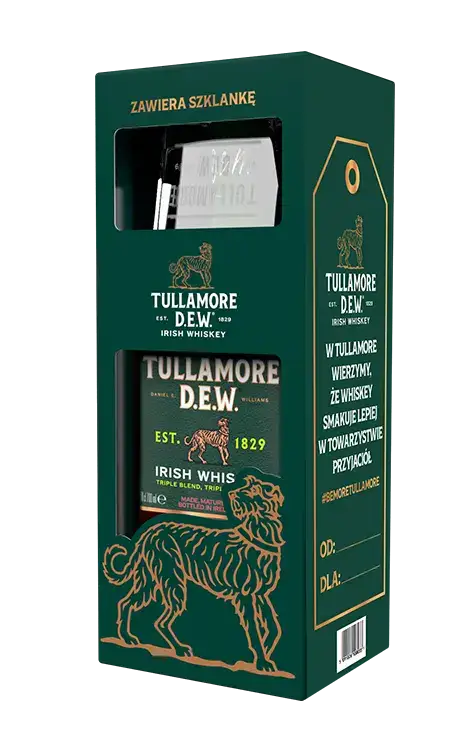 WHISKEY TULLAMORE DEW + SZKLANKA_new 0.7L