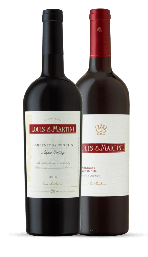 Butelki wina Luis M. Martini