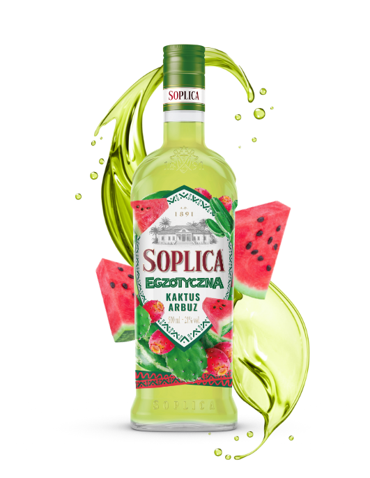 Butelka Soplicy Kaktus Arbuz