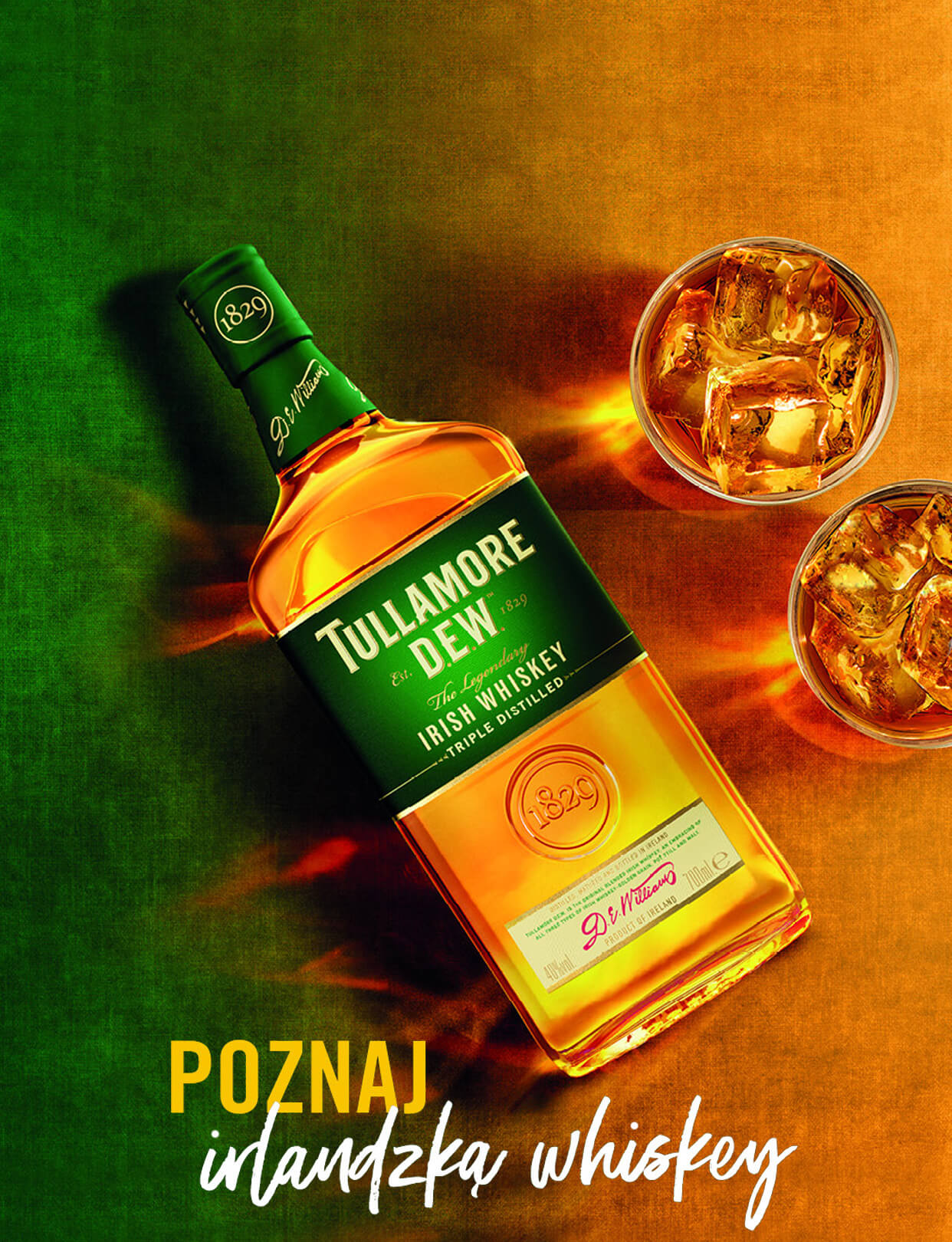 Poznaj irlandzką whiskey TULLAMORE D.E.W.