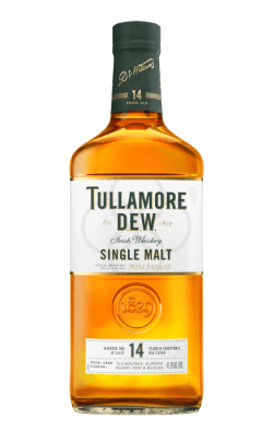 Butelka 14 letniej Tullamore D.E.W. Single Malt