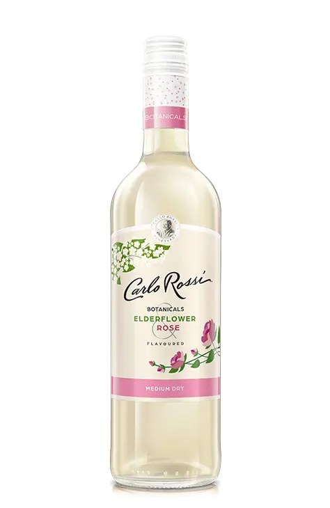 WINO CARLO ROSSI BOTANICALS ELDERFLOWER ROSE 0,75L