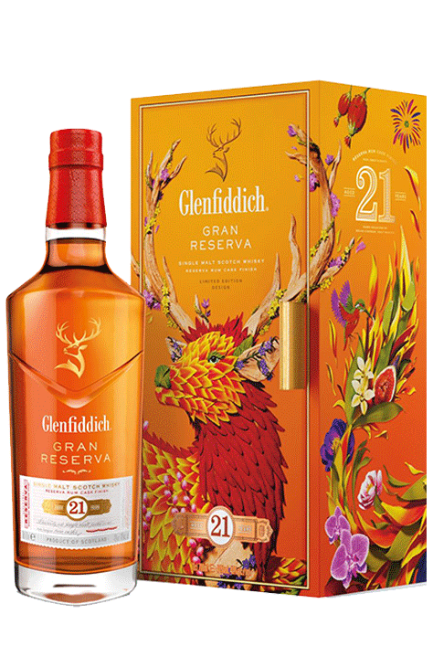 WHISKY GLENFIDDICH 21YO CHINESE NEW YEAR 2024 Edycja Limitowana